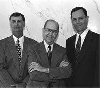 Drs. Carlos Moore, Justin Longnecker and Bill Petty in 1997