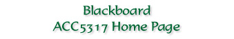 Blackboard ACC5317 Home Page