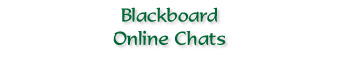 Blackboard Online Chat Instructions